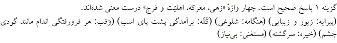 پاسخنامه