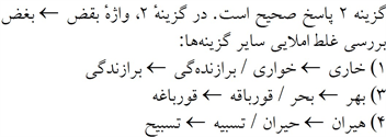 پاسخنامه