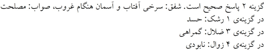 پاسخنامه