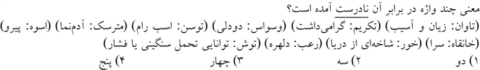 صورت سوال