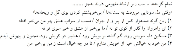 صورت سوال